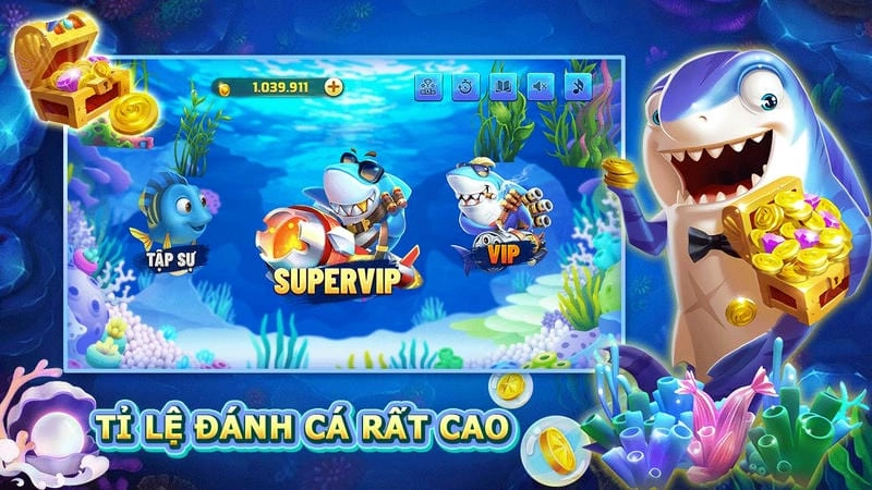 Kho vũ khí đa dạng trong game bắn cá SV368, sát thương cao.