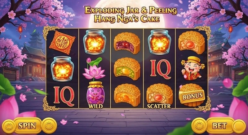 Cách chơi nổ hũ Bóc bánh Hằng Nga tại GVui