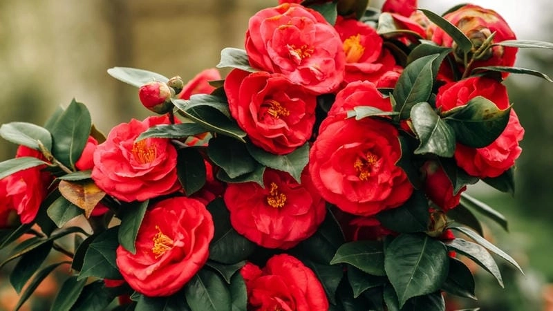 Chiêm ngưỡng vẻ đẹp hoa trà my kép sang trọng