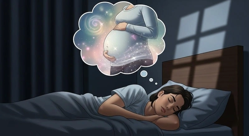 Số đề tài lộc khi mơ thấy có bầu