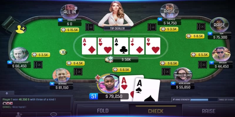 Thứ tự sức mạnh các hand bài Poker