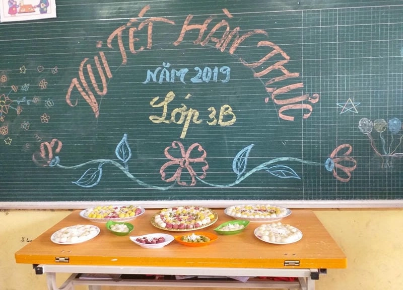 Xem ngay hình ảnh trang trí bảng ngày tết