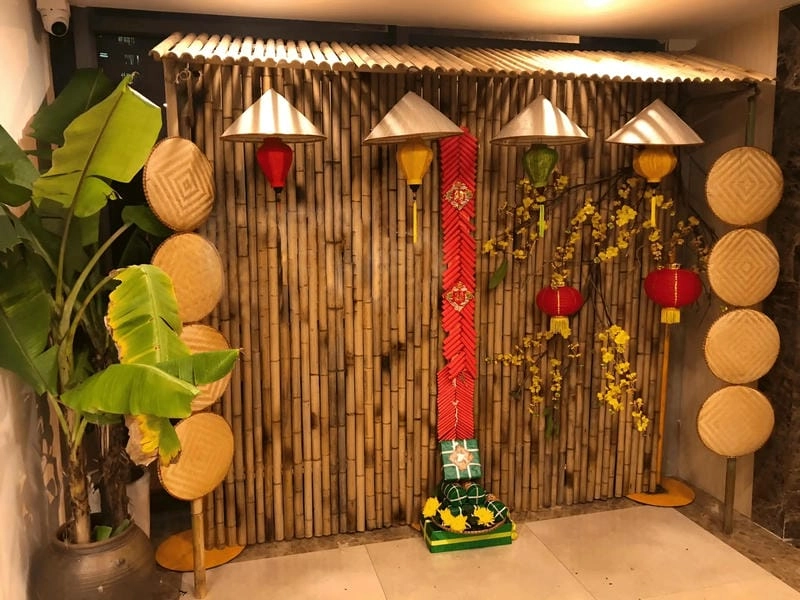 Ý tưởng trang trí cổng Tết đẹp và ấn tượng
