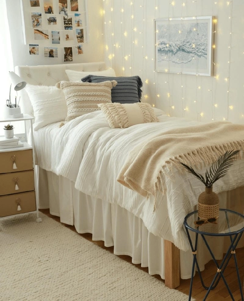 Ý tưởng trang trí giường ktx giúp không gian thoáng