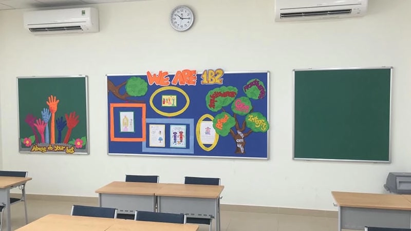 Ý tưởng hay cho cách trang trí bảng lớp học sáng tạo