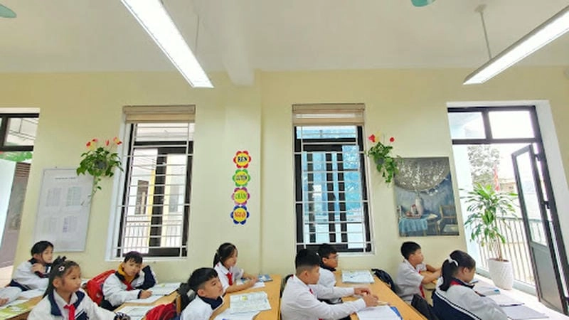 Phong cách nhẹ nhàng với trang trí lớp học đơn giản mà đẹp