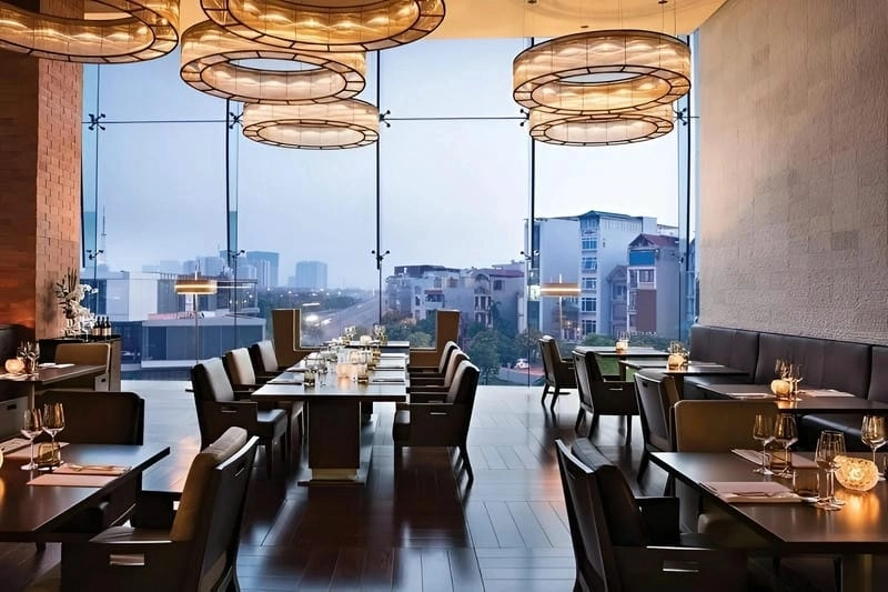 Trang trí nội thất nhà hàng sang trọng tiện nghi