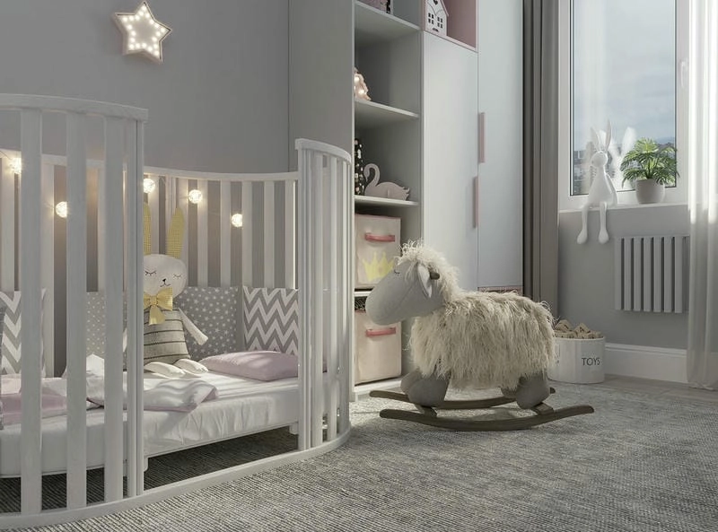 Trang trí phòng chơi cho bé gái với đồ chơi và decor an toàn