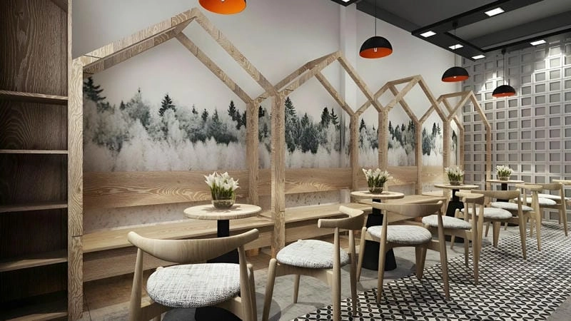 Hình ảnh đẹp trang trí quán cafe gây ấn tượng khách hàng