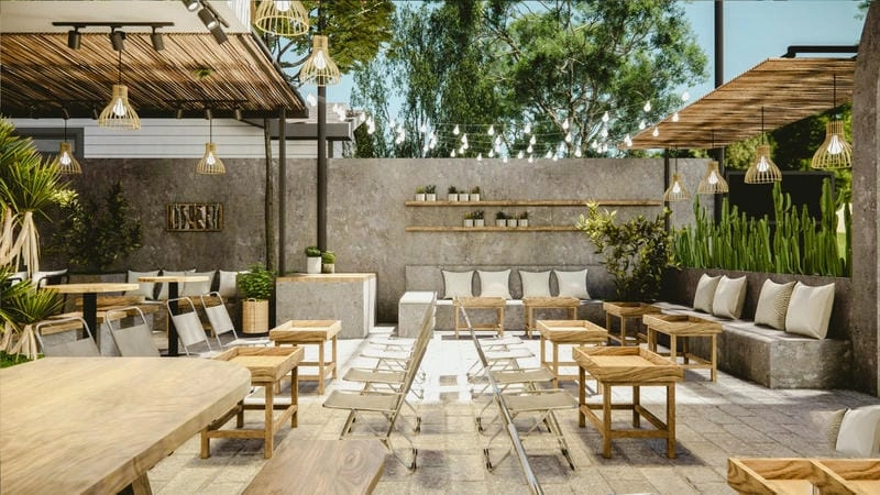 Cách trang trí quán cà phê trong nhà sang trọng thu hút