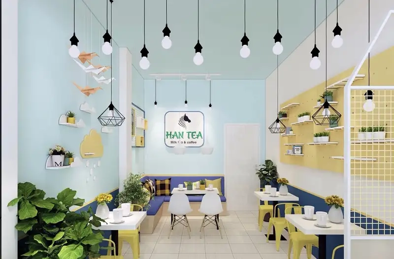 Trang trí quán kem đẹp mắt hút khách dễ dàng