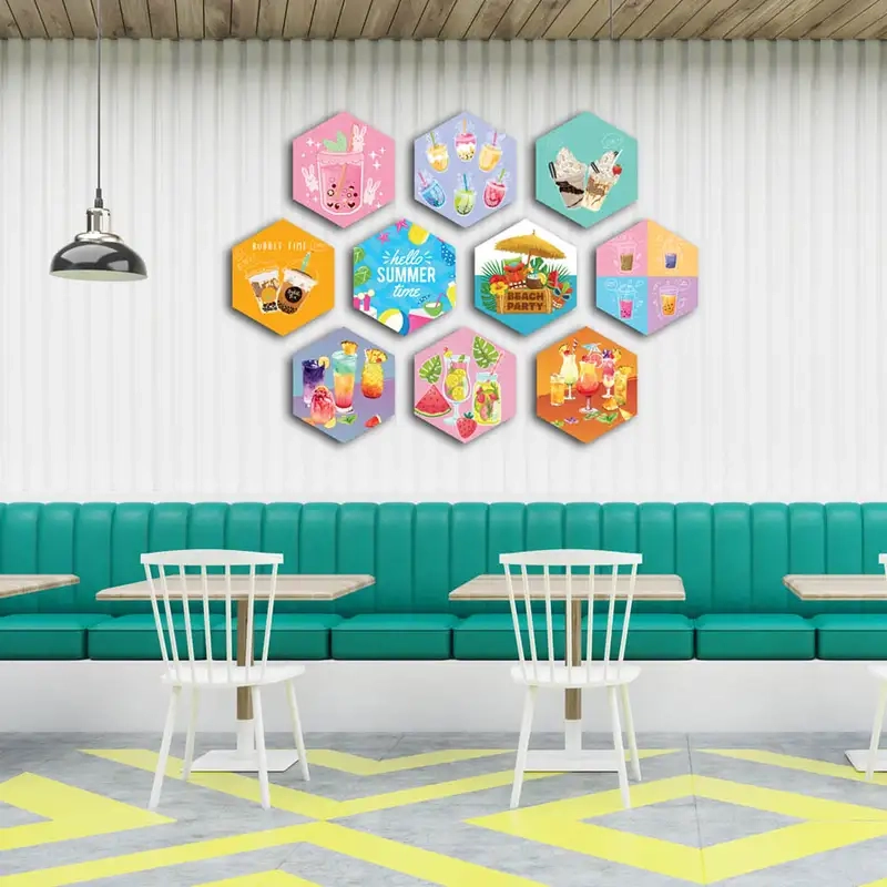 Cách trang trí quán kem tươi tạo điểm nhấn thu hút