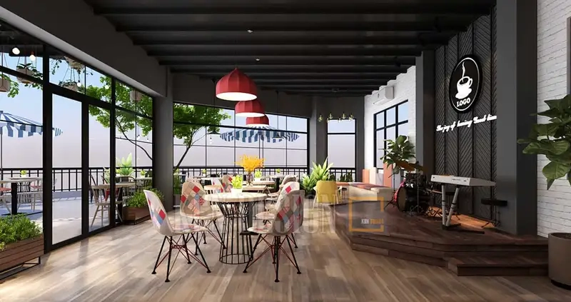 Trang trí quán kem nhỏ thông minh tiết kiệm diện tích