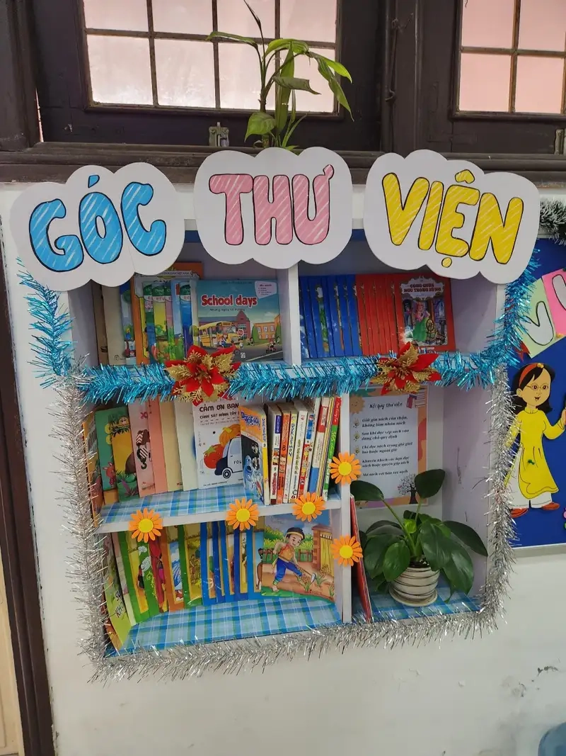 Xây dựng trang trí thư viện chuẩn giúp học sinh thích thú đọc sách