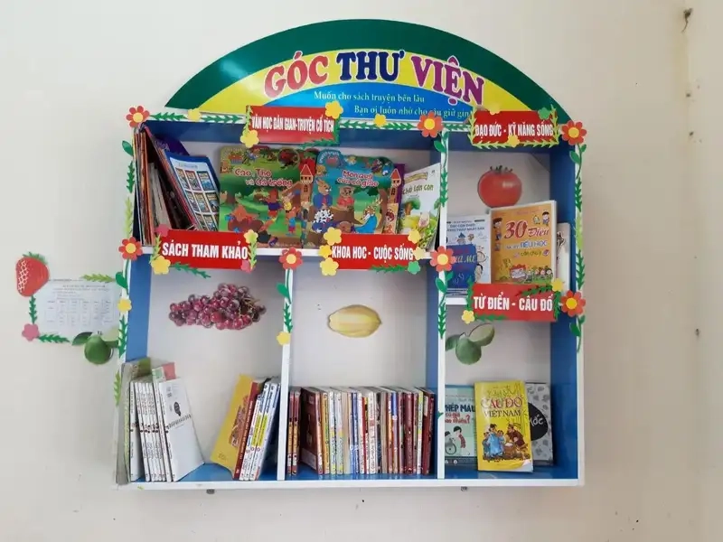 Khám phá trang trí góc thư viện trường tiểu học tiện ích và đẹp