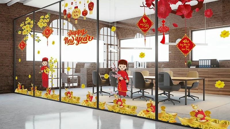 Trang trí bàn làm việc công sở giúp không gian làm việc năng động