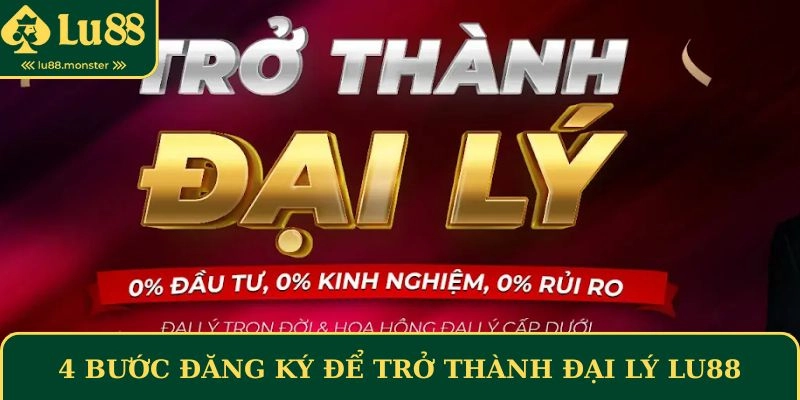 Chi tiết 4 bước đăng ký để trở thành đại lý Lu88