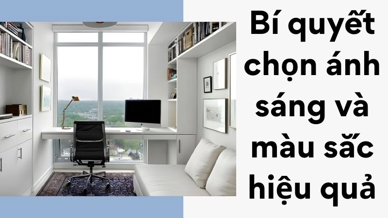 Bí quyết chọn ánh sáng và màu sắc hiệu quả