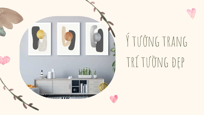 Bộ khung tranh tối giản mang lại vẻ đẹp hiện đại cho bức tường