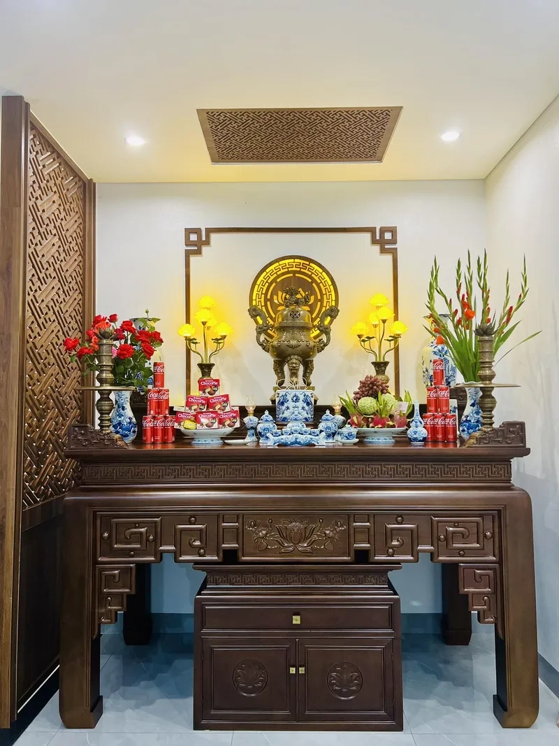 Mẫu trang trí phòng thờ đẹp nhất