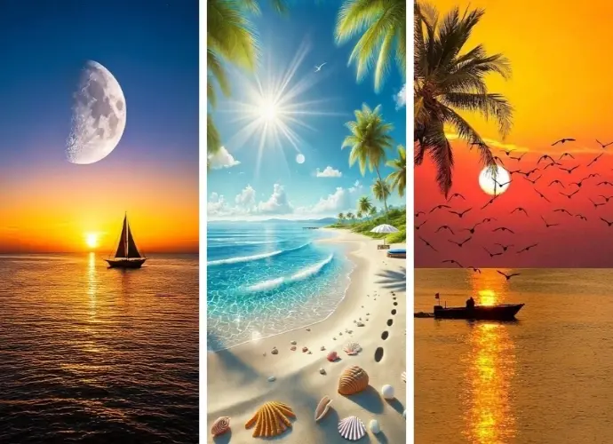 Ngắm nhìn ảnh biển cực chill cho mùa hè rực nắng