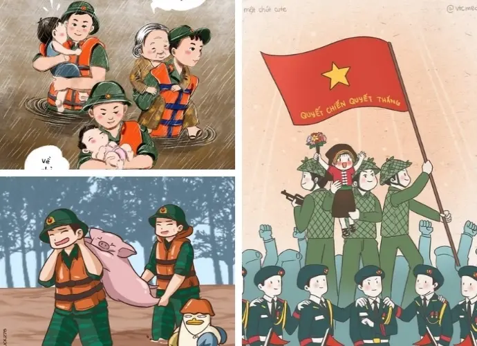 Tuyển chọn ảnh chú bộ đội đẹp đầy tự hào và cảm xúc