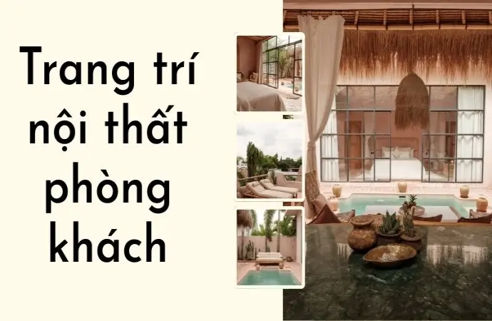 Trang trí nội thất phòng khách chuẩn phong cách Âu