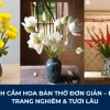 Mẫu cắm hoa bàn thờ đẹp đơn giản: Hướng dẫn chi tiết và các lựa chọn tinh tế