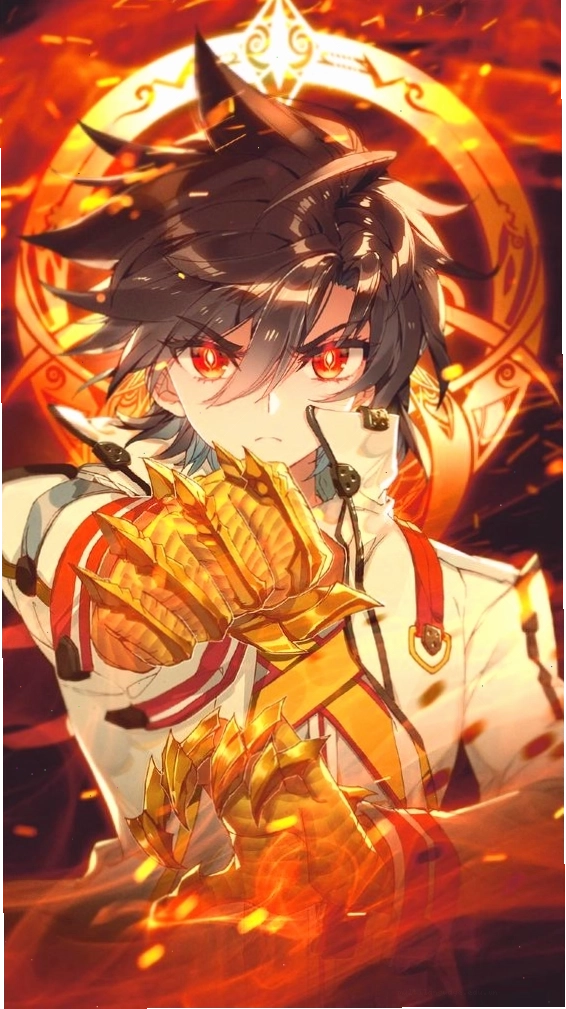 Ảnh avatar anime nam ngầu, thể hiện sức mạnh và ý chí