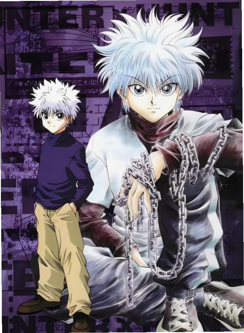 Ảnh Killua với biểu cảm suy tư