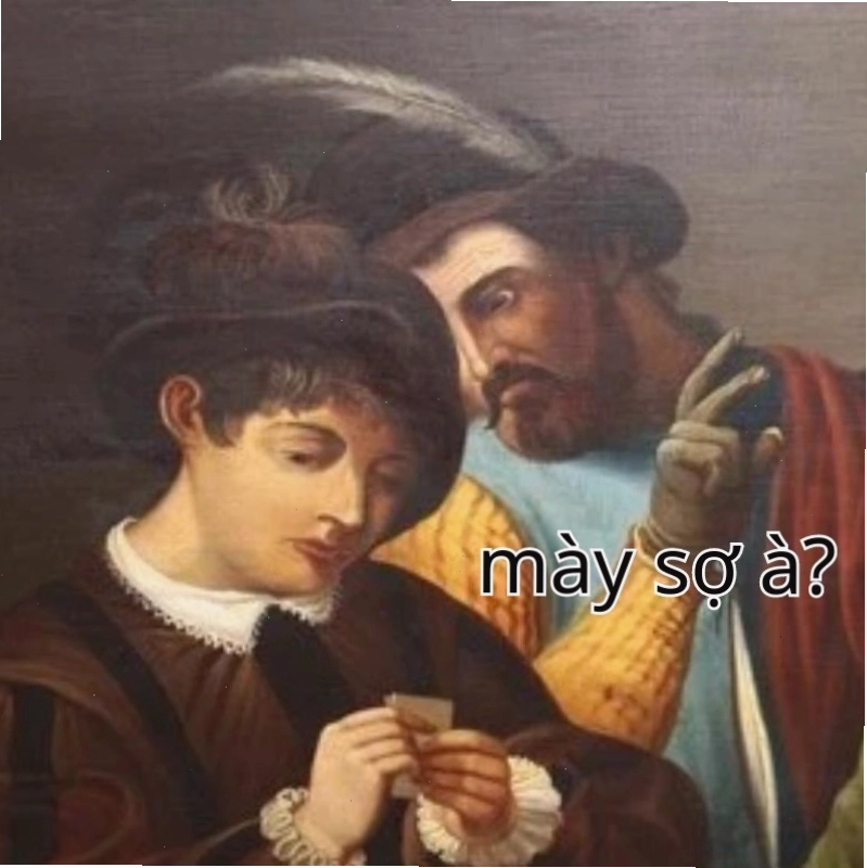 Ảnh meme mày sợ à vui