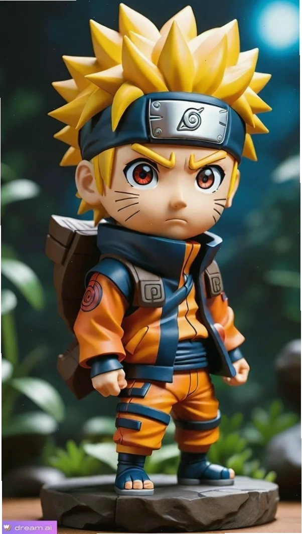 Ảnh Naruto 3D chibi ấn tượng với kỹ xảo mãn nhãn