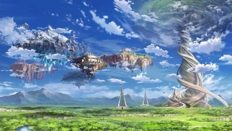 Ảnh nền anime phong cảnh đẹp tạo cảm giác dễ chịu