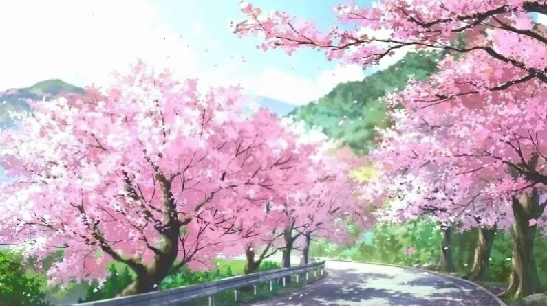 Ảnh phong cảnh anime 4K độ phân giải cao rõ nét ấn tượng