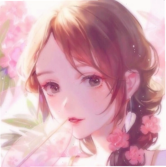 Anime girl lung linh trong ánh sáng huyền ảo