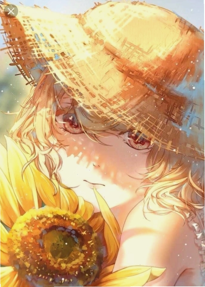 Avatar anime màu vàng đẹp và dễ thương
