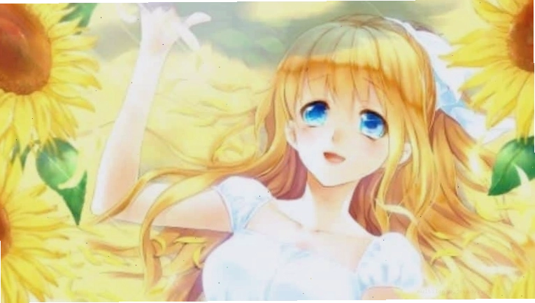 Avatar anime màu vàng xinh đẹp
