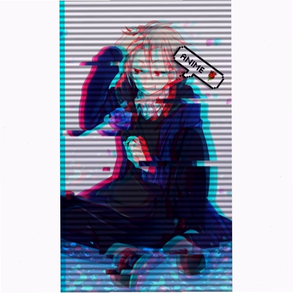 Avatar anime nam với hiệu ứng mờ ảo đa nhân cánh