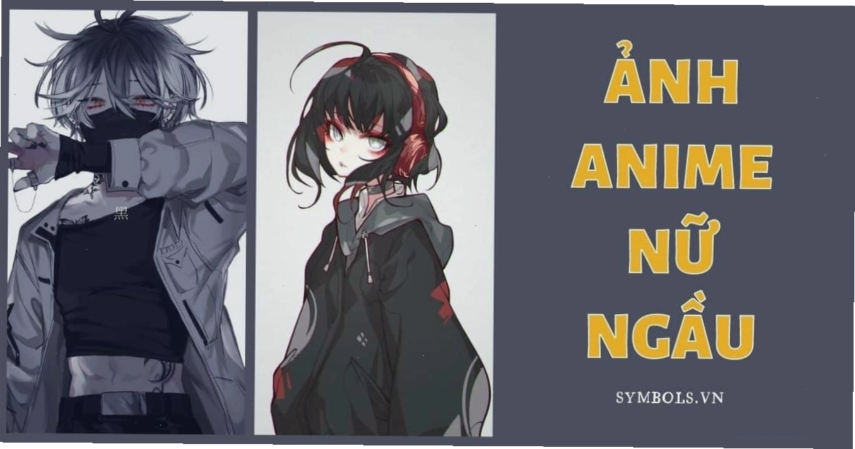 Avatar anime nữ ngầu với phong cách lạnh lùng bí ẩn