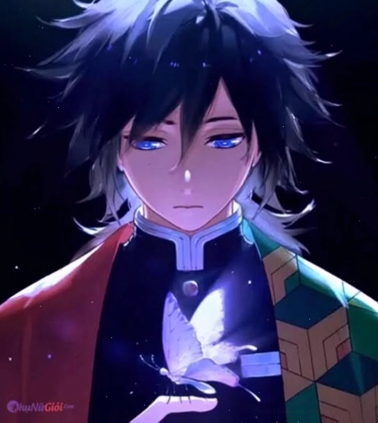 Avatar anime nữ tóc hồng với hiệu ứng phát sáng huyền ảo