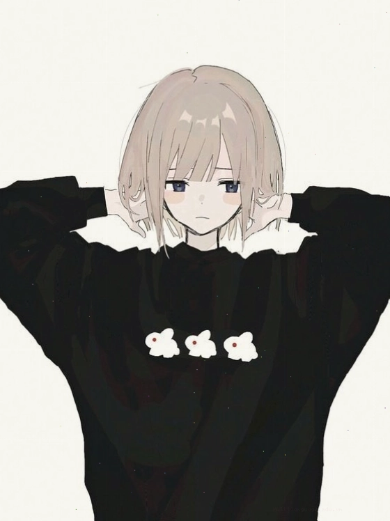 Avatar anime nữ tóc ngắn với ánh sáng tinh tế