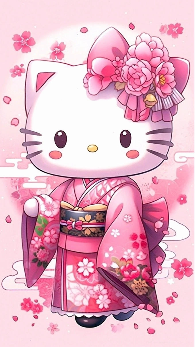 Avatar Hello Kitty cute phiên bản chibi đáng yêu