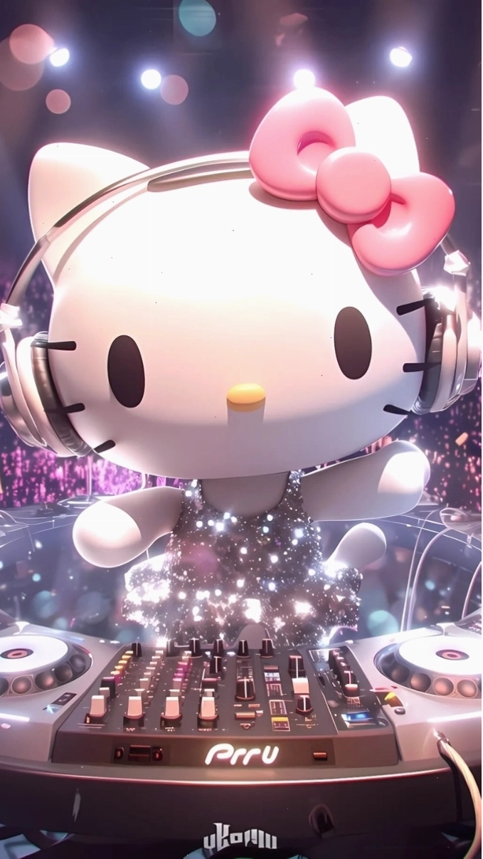 Avatar Hello Kitty ngầu với biểu cảm ấn tượng