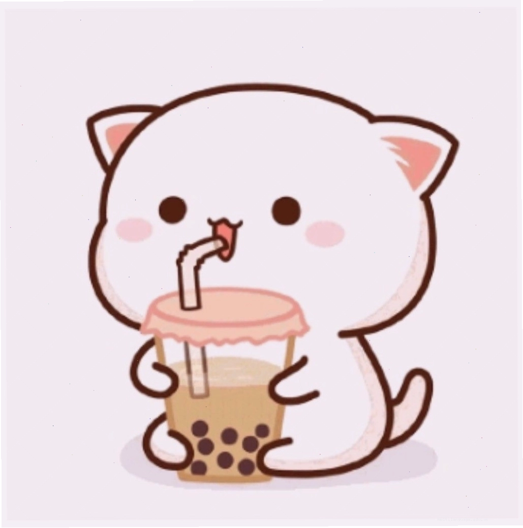 Avatar mèo con cute phong cách anime