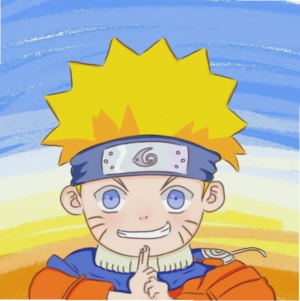 Avatar Naruto chibi độ phân giải 4K sắc nét từng chi tiết