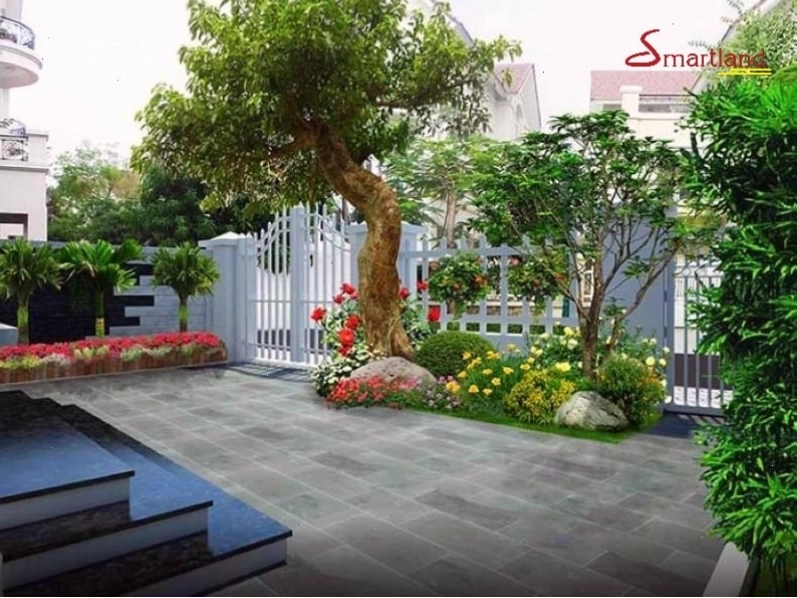 Bản vẽ thiết kế sân vườn chi tiết