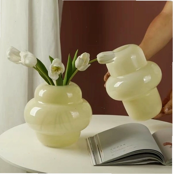 Bình Hoa Cream Bubble với hiệu ứng màu kem độc đáo
