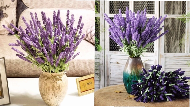 Bó hoa Lavender giả tím lãng mạn