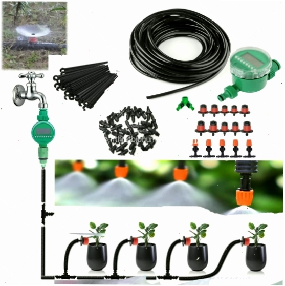 Bộ tưới tự động phun sương kết hợp nhỏ giọt