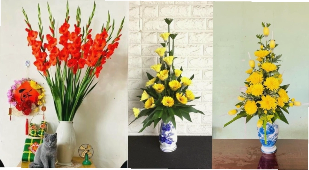 Các bước cắm hoa trưng bàn thờ đẹp nhất